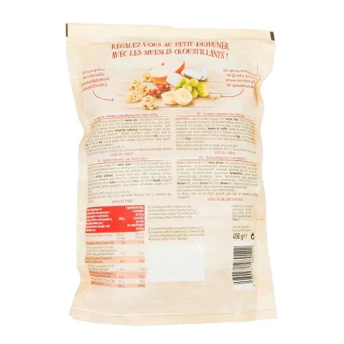 MUESLI CROUSTILLANT FRUITS 450 GR