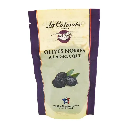 OLIVES NOIRES GRECQUE LA COLOMBE 125G