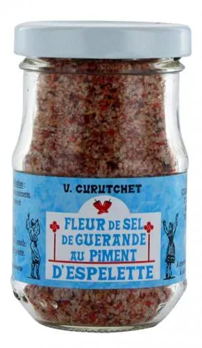 FLEUR DE SEL AU PIMENT D'ESPELETTE 70G