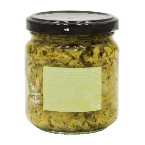 BRUSCHETTA D'ASPERGES VERTE 190GR