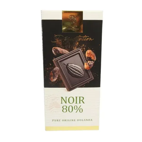 CHOCOLAT NOIR 80% UGANDA 100G