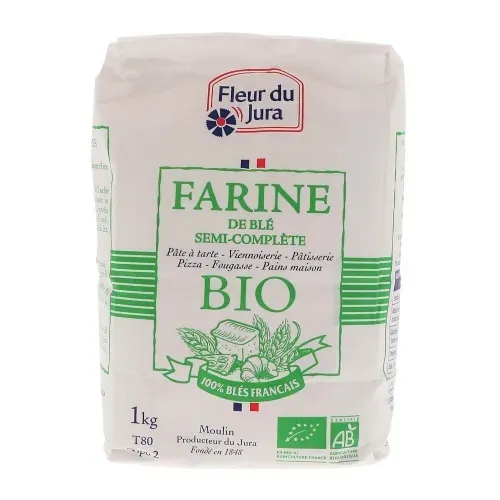 FARINE BIO TYPE 80 SEMI COMPLETE