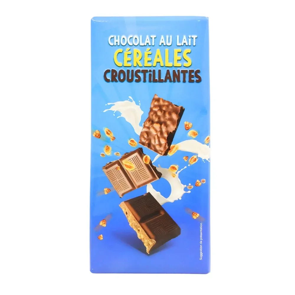 TAB CHOC LAIT CEREALES 100G