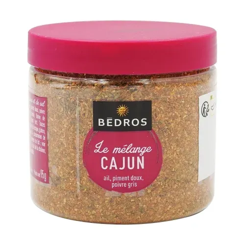 CAJUN MELANGE D'EPICES POT PET 95 gr Bédros/CT 12