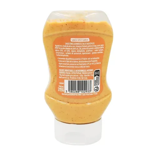SAUCE SPICY GARLIC 315GR