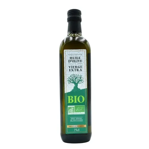 HUILE D'OLIVE EXTRA BIOLOGIQUE 750ML
