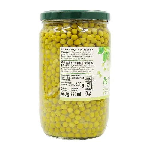 PETIT POIS BIO FRANCE 720 ML