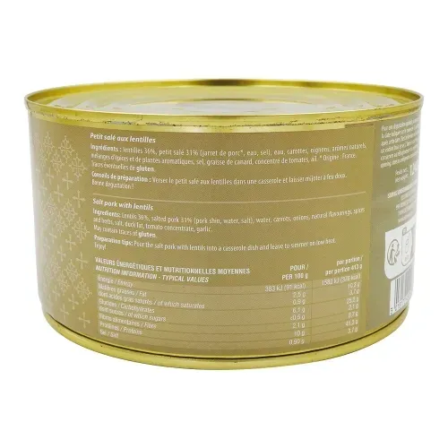 PETITS SALES AUX LENTILLES FR 1240GR