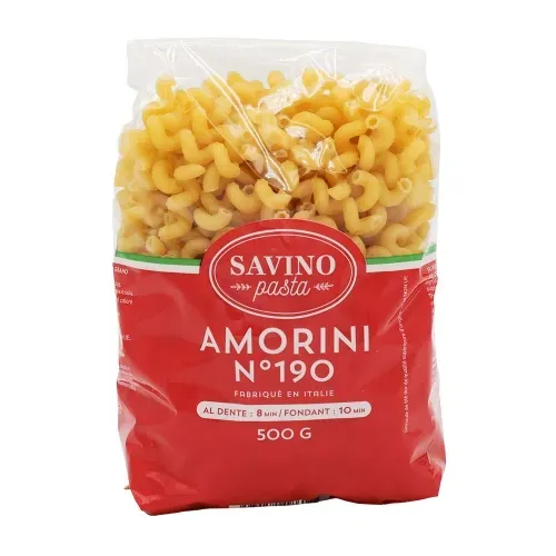 PATES AMORINI 500 GR SAVINO PASTA N°190