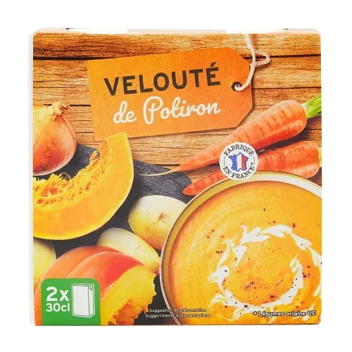 VELOUTE DE POTIRON 2x30CL UHT