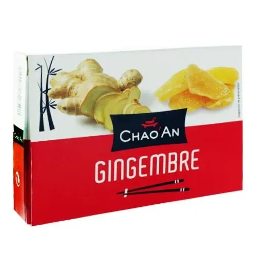GINGEMBRE DESHYDRATE CRISTALLISE CN  CHAO'AN 125G