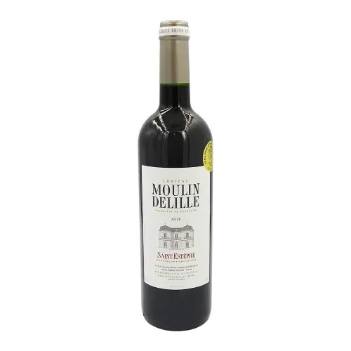 AOC VIN ROUGE ST ESTEPHE CHT MOULIN DELLILE 75CL