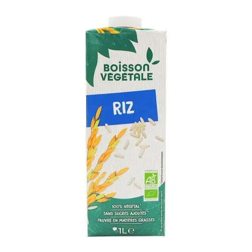 BOISSON VEGETALE RIZ BIO 1L - ECT