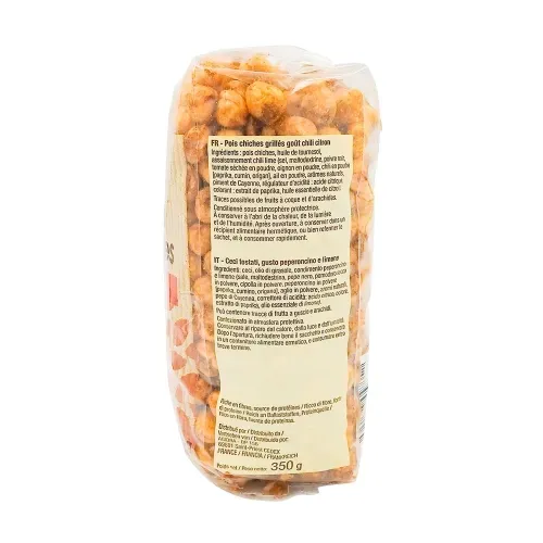 POIS CHICHE GRILLE CHILI LEMON PQT 350 GR