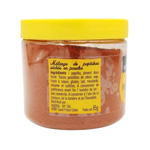 PAPRIKA FUME POT PET 85gr Bédros