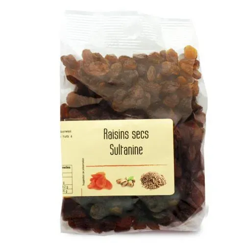 RAISIN BRUN SULTANINE pqt 250 gr