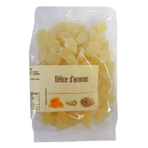 FRUIT DESHY. ANANAS CUBES sch 250 gr
