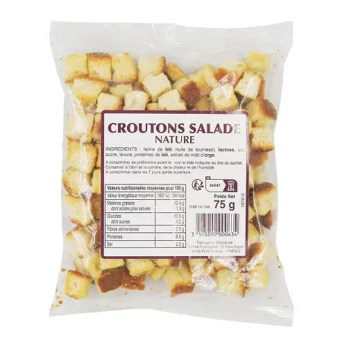 CROUTONS SALADE NATURE 75G