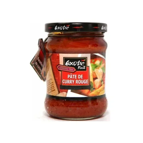 EXOTIC FOOD PATE CURRY ROUGE 220 G