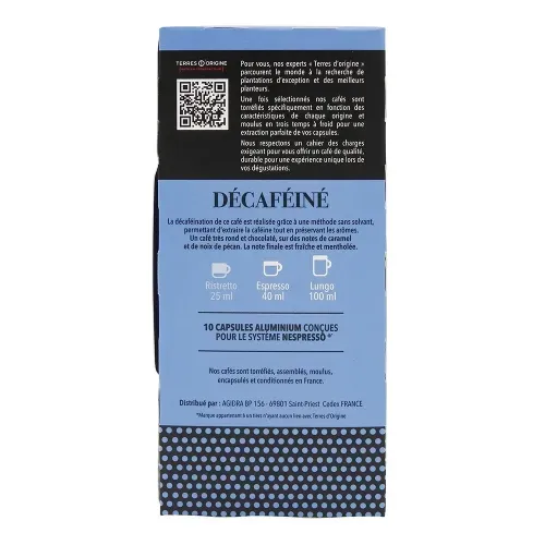 10 CAPSULES ALU DECAFEINEES A LEAU 55g