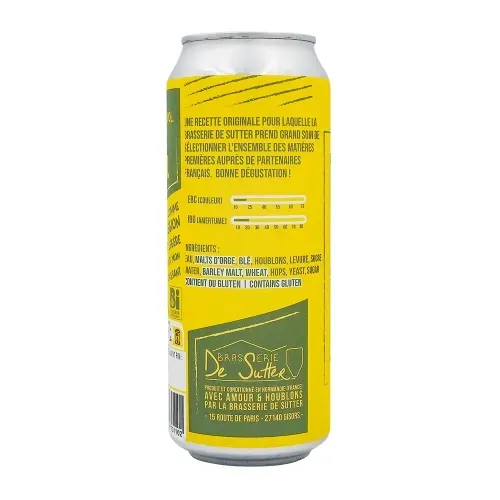 BIERE BLONDE CANETTE 50CL 6.5°
