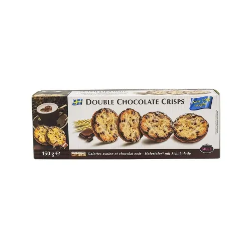 GALETTES SUEDOISES DOUBLE CHOCOLAT 150GR