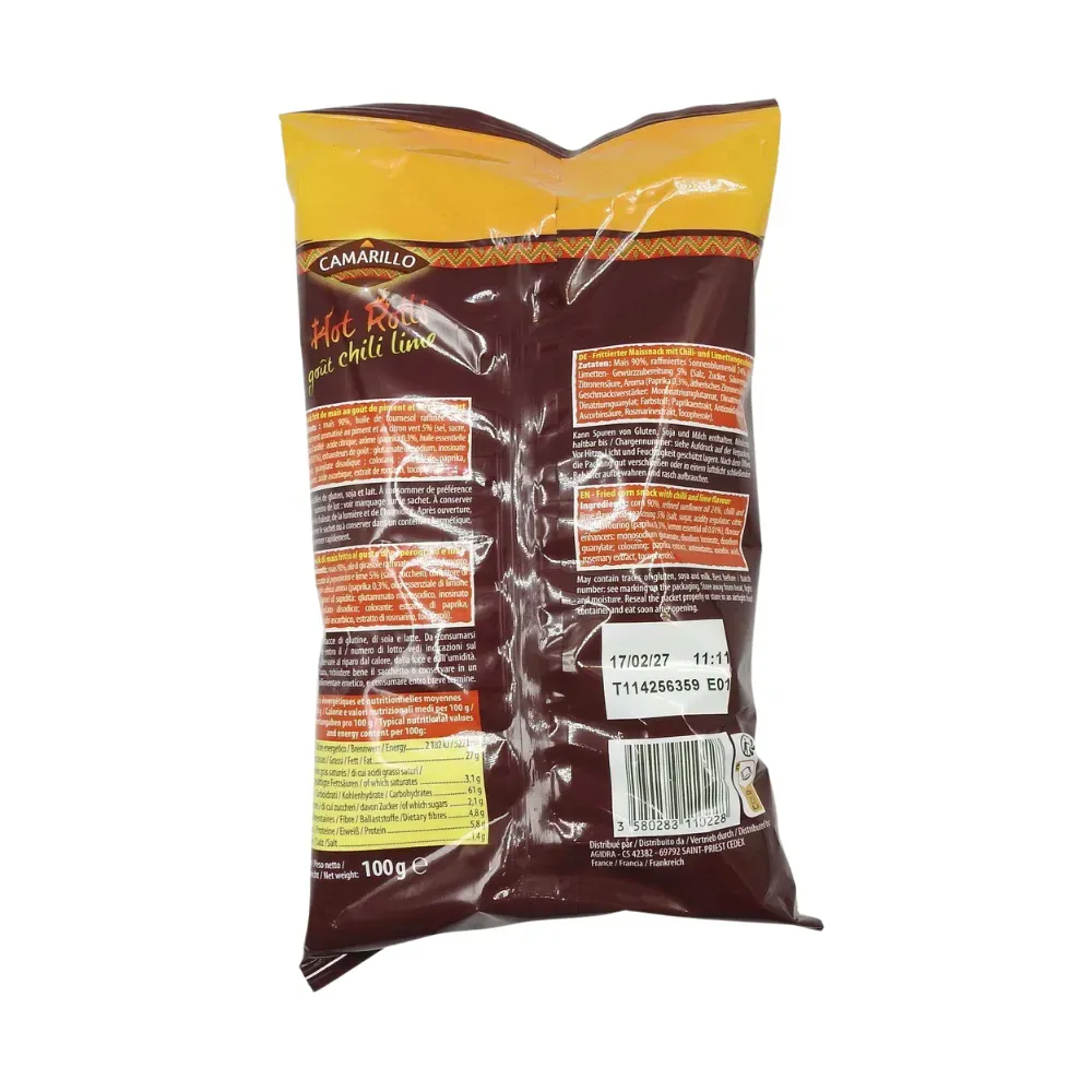 ROLLS CHILI LIME 100G