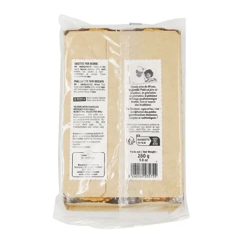 GALETTE NATURE PUR BEURRE BARQUETTE 280GR