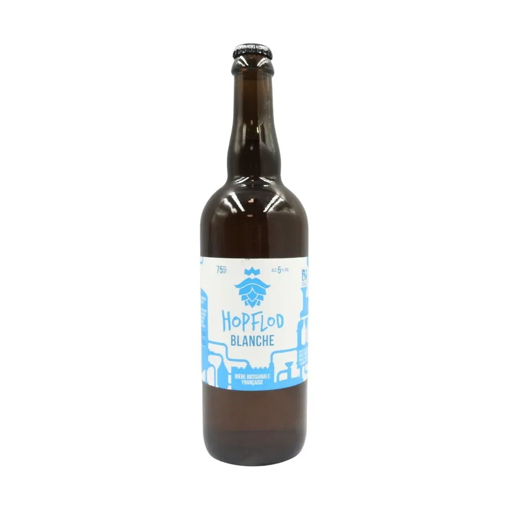 BIERE HOPFLOD BLANCHE  75CL