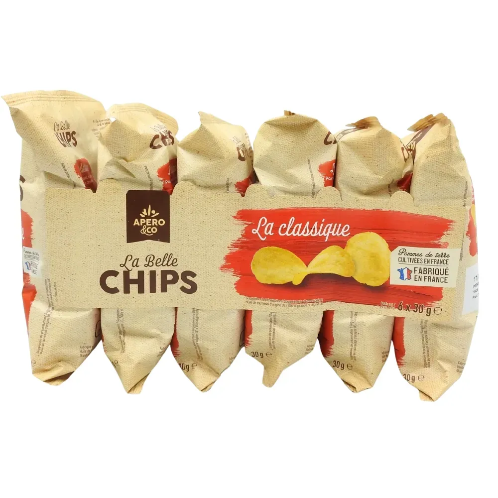CHIPS NATURE MULTI PACK 6x30G