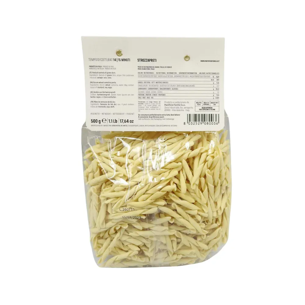 STROZZAPRETI FIORILLO 500GR