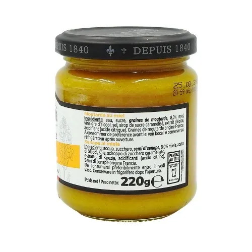 MOUTARDE AU MIEL  220GR