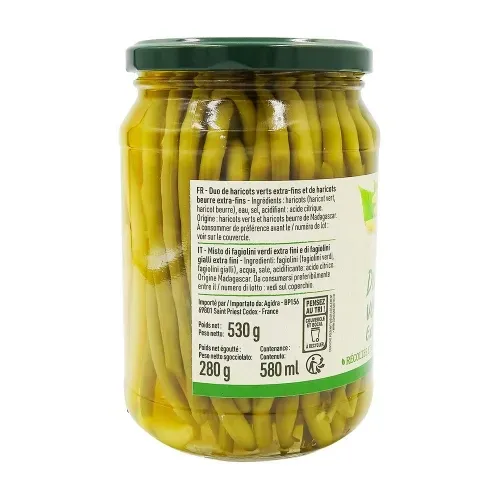DUO HARICOTS EXTRA FIN MADAGASCAR 580ML