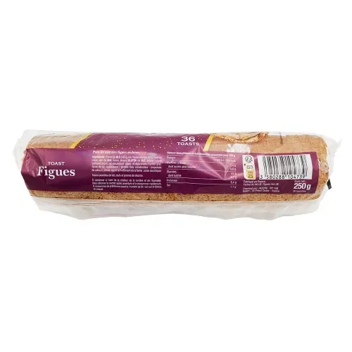 PAIN DE MIE TOAST ROND FIGUE 250G