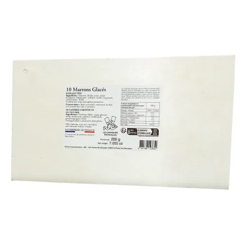 ECRIN BOIS 10 MARRONS GLACES 200G