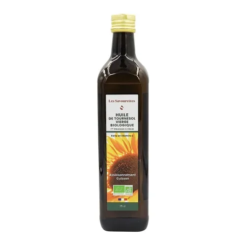 HUILE BIO VIERGE DE TOURNESOL FRANCE  750ML