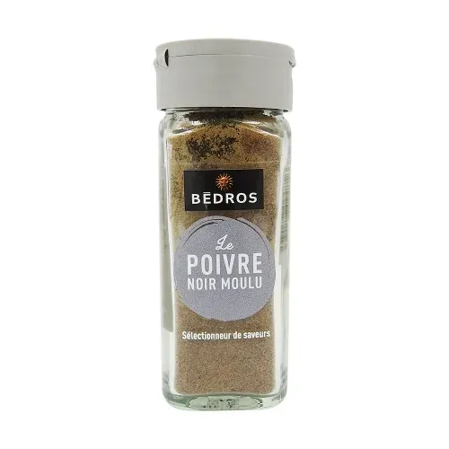 FLACONS 44GR POIVRE NOIR MOULU BEDROS