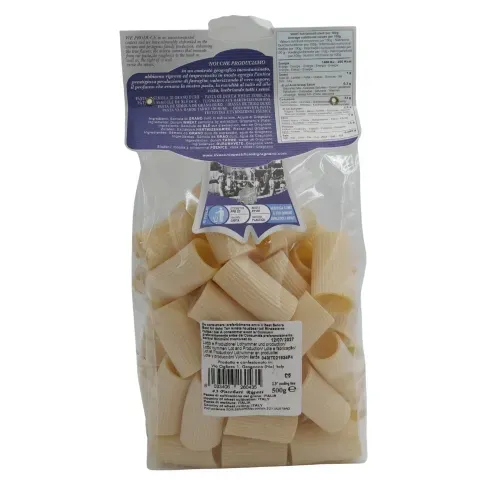 PATES 500GR PACCHERI RIGATI GRAGNANO IGP