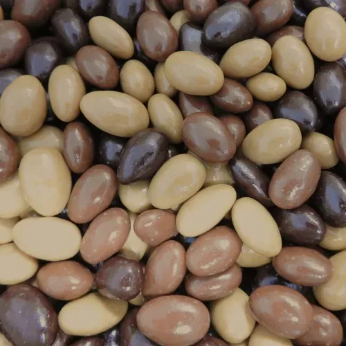 AMANDES ENROBEES 3 CHOCOLATS 8KG