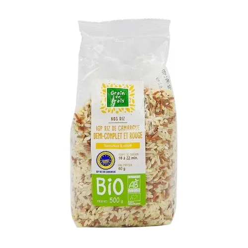 RIZ DE CAMARGUE IGP BIO DUO DEMICOMPLE/ROUGE 500GR