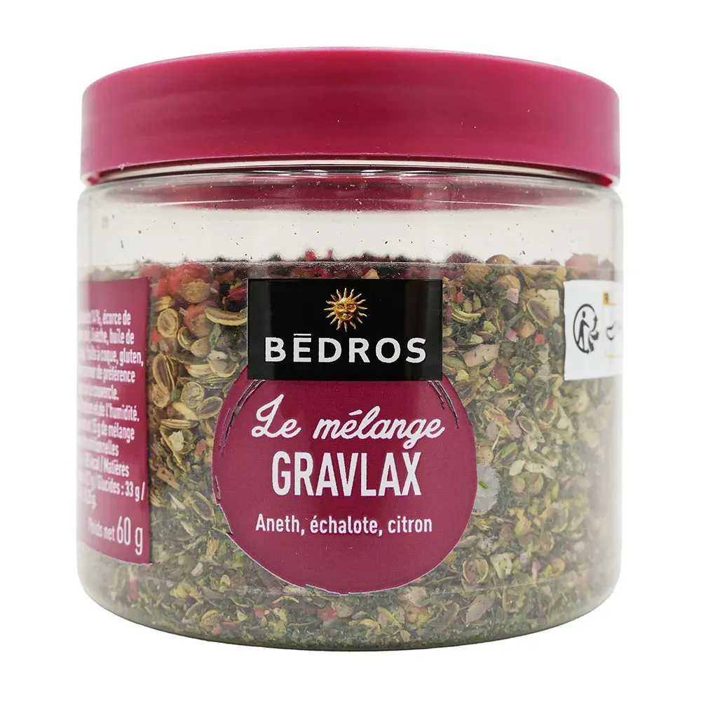 MELANGE GRAVLAX POT PET 60 gr Bédros/CT 12