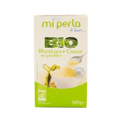 SUCRE POUDRE BIO BLOND PUR CANNE 500GR