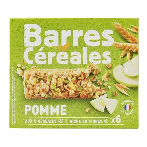 BARRE CEREALE POMME VERTE 126G