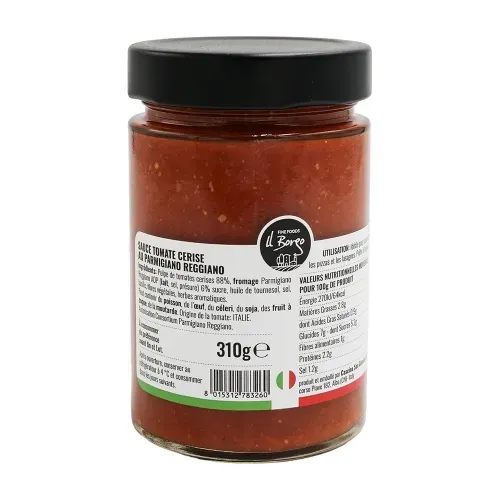 SAUCE TOMATE CERISE PARMESAN 6% 310GR
