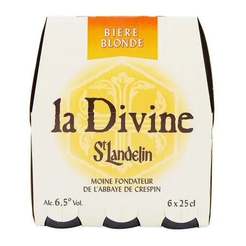 BIERE BLONDE LA DIVINE PACK 6*25CL