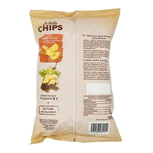 Chips ondulées poulet 120g 