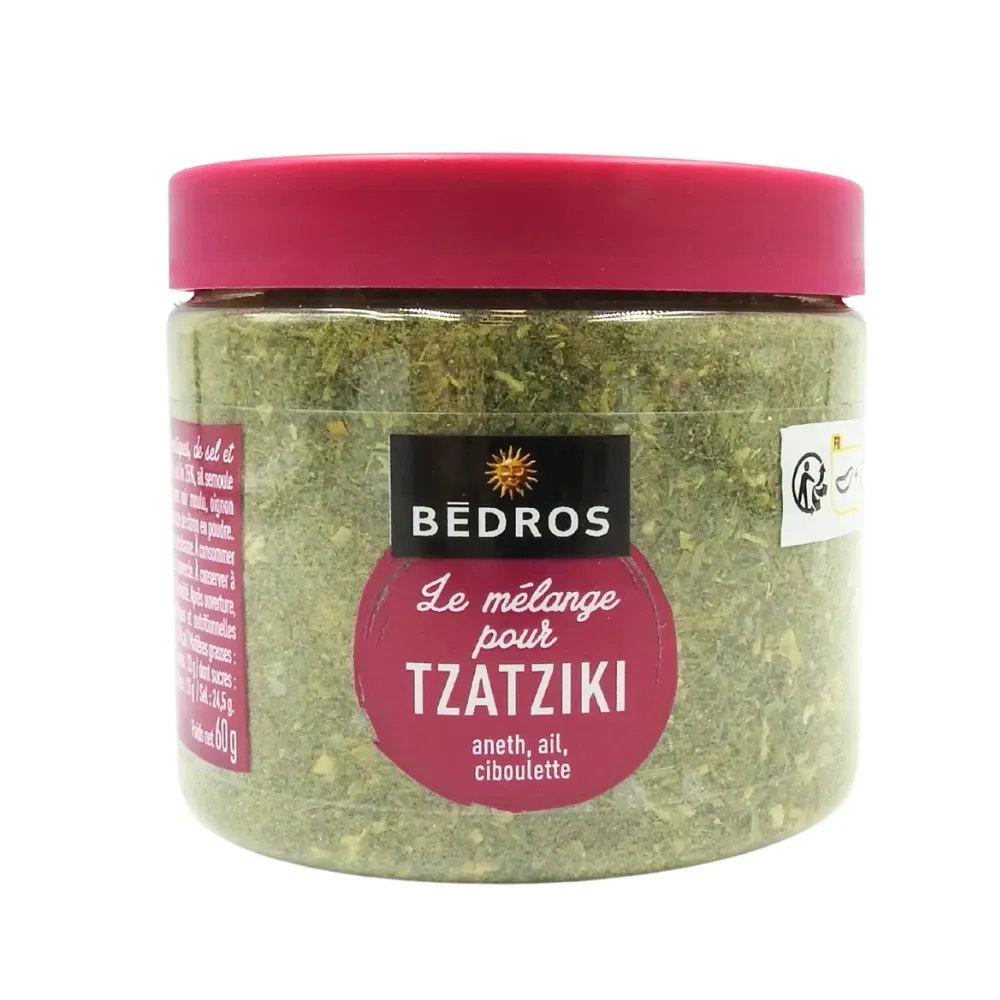 MELANGE TZATZIKI POT PET 60gr Bédros/CT 12