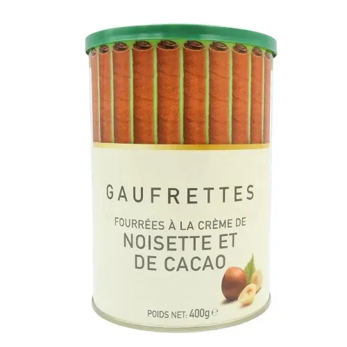 GAUFRETTES NOISETTE CACAO 400g