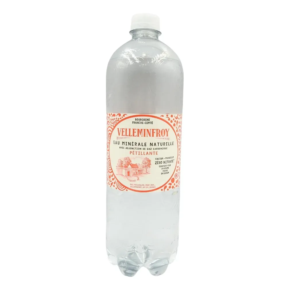EAU GAZ RPET 1L - VEL