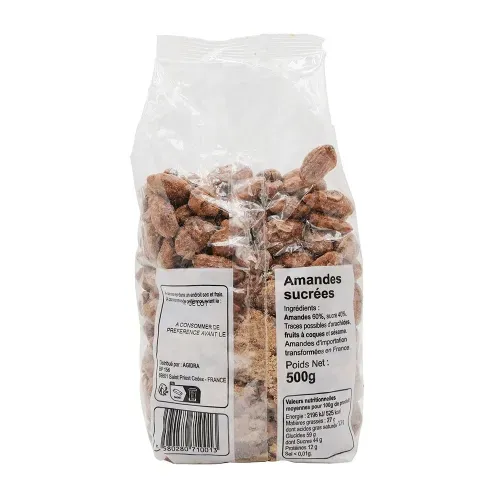 FRUITS SUCRES AMANDE SACHET 500 GR.